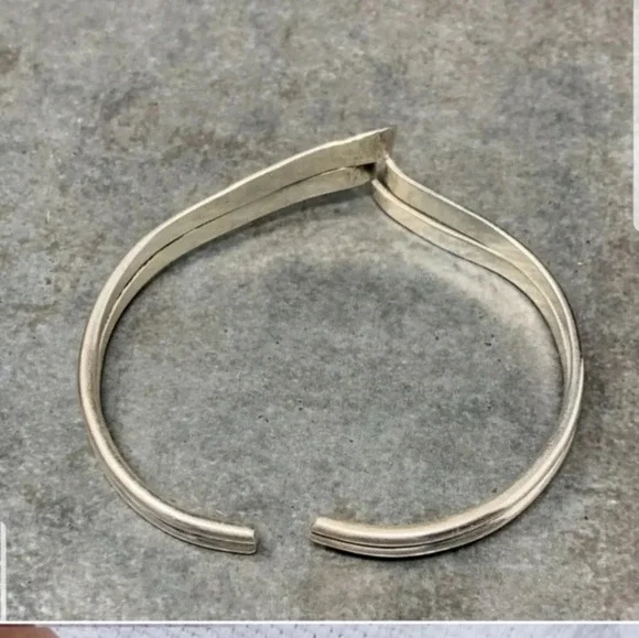 Vintage sterling‎ Modernist bracelet